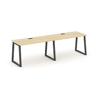 Style Project Рабочая станция 1 сторон. SN-6T1.ORS-011 Акация Лорка/Металл Антрацит/Заглушка Пластик