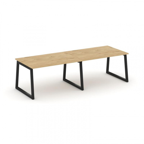 Style Project Стол переговорный SN-5T1.SPRG-012.3 Акация Лорка/Металл Антрацит 2360*980*750 фото 2