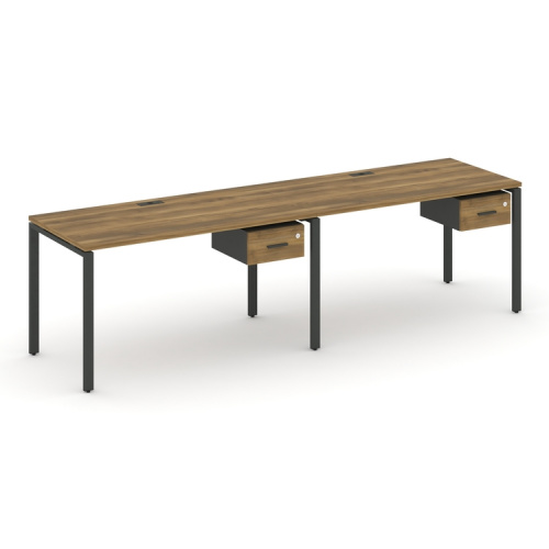 Бенч-система на 2 места с подвесными тумбами Concept CN.ORS-111