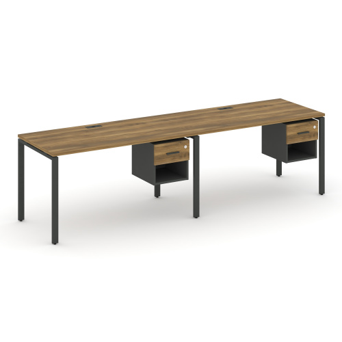 Бенч-система на 2 места с подвесными тумбами Concept CN.ORS-118