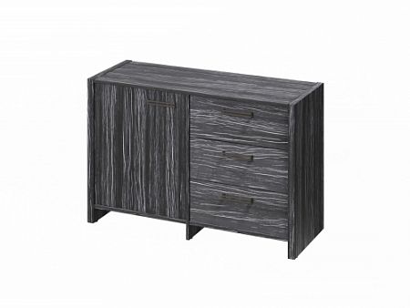 Тумба двухсекционная FB-12-01.D. Древесина Графит