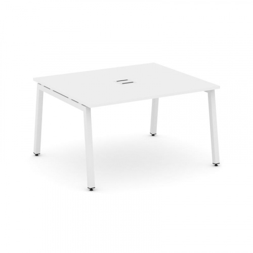 Style Project Стол переговорный SN-5A.SPRG-032 Акация Лорка/Металл Белый 1180*1180*750 фото 18