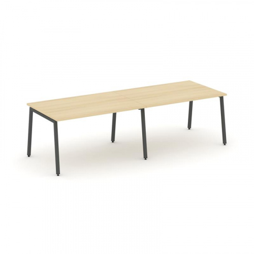 Style Project Стол переговорный SN-4A.SPRG-013.3 Тиквуд Светлый/Металл Белый 2760*980*750 фото 15