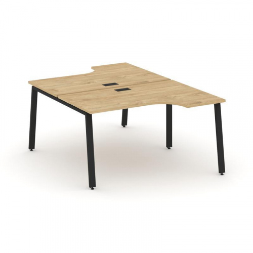 Style Project Рабочая станция эргоном. SN-6A.DRPA-011 Дуб Наварра/Металл Антрацит 1380*1432/1992*750 фото 9