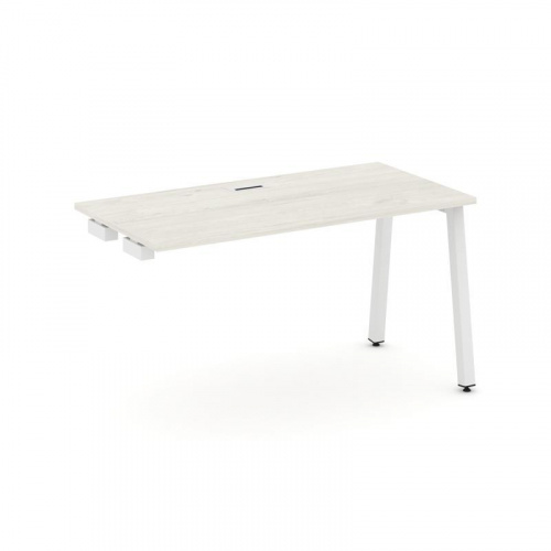 Style Project Стол-приставка к опор. элем. SN-5A.OPRS-024 Дуб Наварра/Металл Белый 1580*800*750 фото 28
