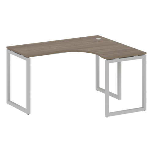 Стол криволинейный правый на О-обр. м/к Metal System Quattro 40БО.СА-3 (R)