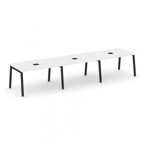 Style Project Стол переговорный SN-5A.SPRG-023 Акация Лорка/Металл Белый 4410*980*750 фото 13