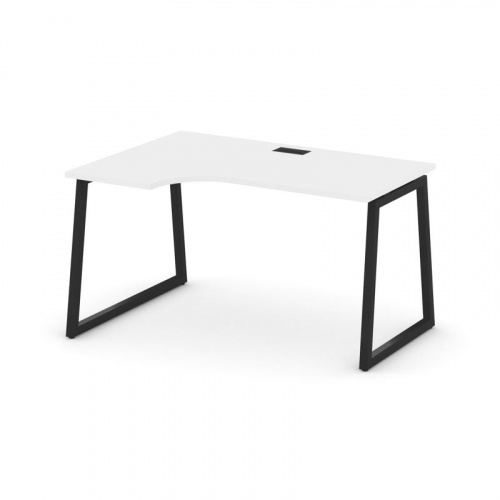 Style Project Стол рабочий эргоном. SN-4T1.SPA-012(L) Акация Лорка/Металл Антрацит/Заглушка Пластик фото 6 Style Project Стол рабочий эргоном. SN-4T1.SPA-012(L) Акация Лорка/Металл Антрацит/Заглушка Пластик фото 6