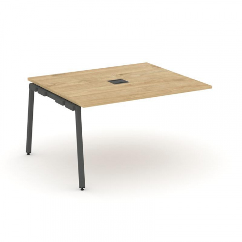 Style Project Проходной наб. элем. перег. стола SN-4A.NSPRG-033 Дуб Табак/Металл Белый 1380*1180*750 фото 16