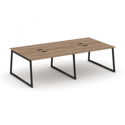 Style Project Рабочая станция 2-х сторон. SN-4T1.DRS-032 Акация Лорка/Металл Антрацит/Заглушка Пласт фото 8