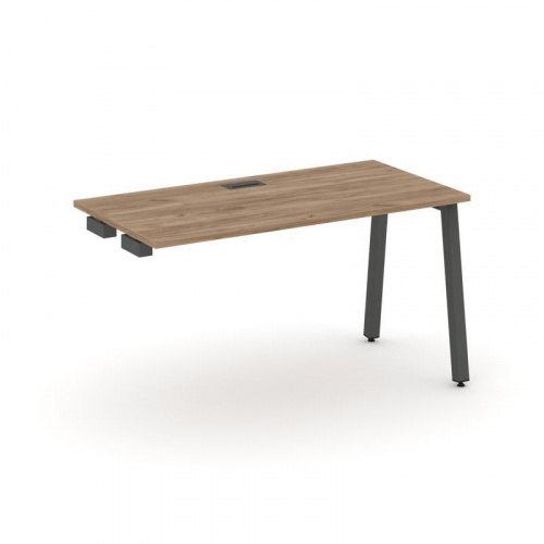 Style Project Стол-приставка к опор. элем. SN-5A.OPRS-024 Дуб Наварра/Металл Белый 1580*800*750 фото 17