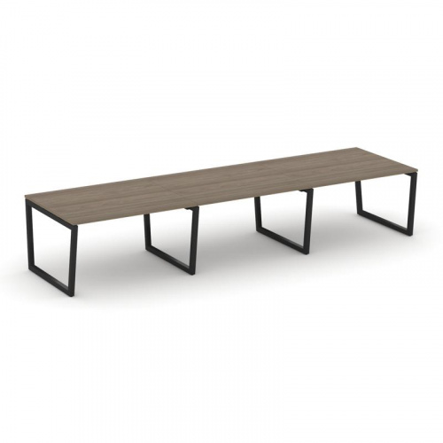 Style Project Стол переговорный SN-5T2.SPRG-052.3 Акация Лорка/Металл Антрацит 3540*1180*750 фото 5