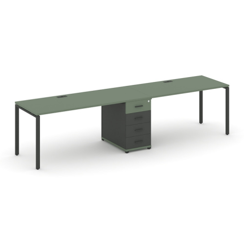 Бенч-система на 2 места с 1 опорной тумбой Concept CN.ORS-403 фото 2