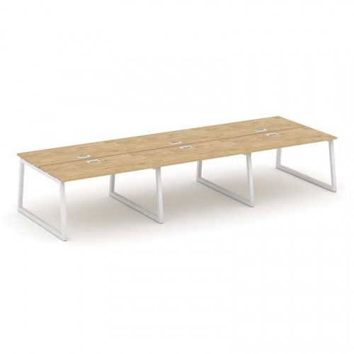 Style Project Рабочая станция 2-х сторон. SN-5T1.DRS-072 Акация Лорка/Металл Антрацит/Заглушка Пласт фото 3