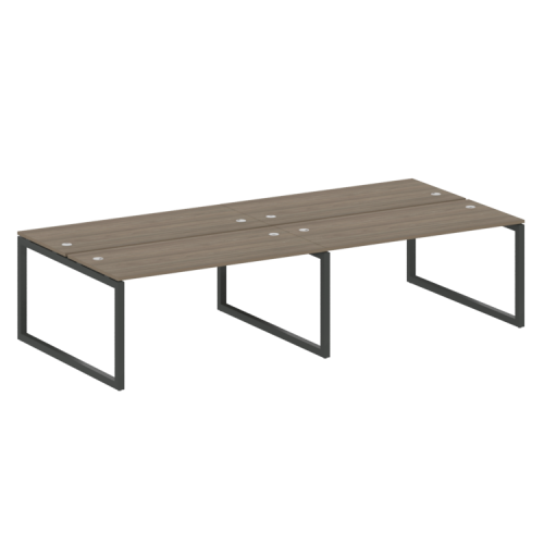 Бенч-система на 4 места на О-обр. м/к Metal System Quattro 50БО.СМ-4.4  фото 2