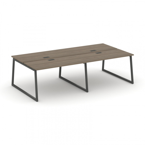 Style Project Рабочая станция 2-х сторон. SN-4T1.DRS-032 Акация Лорка/Металл Антрацит/Заглушка Пласт фото 12