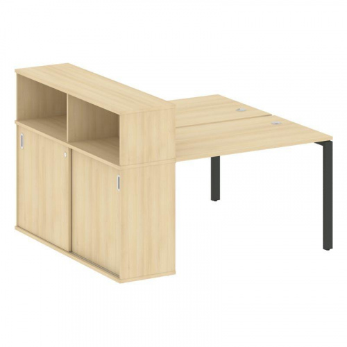 Бенч-система с шкафом-купе на П-обр. м/к Metal System БП.РС-СШК-2.2 фото 2