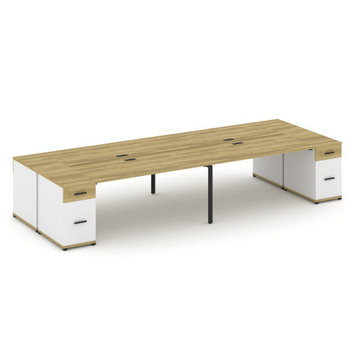 Бенч-система на 4 места с 2 опорными тумбами Concept CN.DRS-432 фото 6