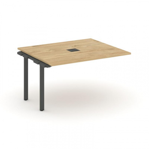 Style Project Проходной наб. элем. перег. стола SN-6P.NSPRG-033 Вяз Благородный/Металл Антрацит 1380