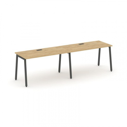 Style Project Рабочая станция 1 сторон. SN-4A.ORS-023 Акация Лорка/Металл Антрацит 2760*800*750 фото 27