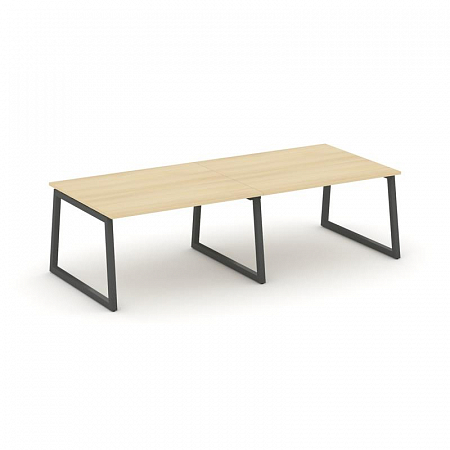 Style Project Стол переговорный SN-5T1.SPRG-043.3 Акация Лорка/Металл Антрацит 2760*1180*750