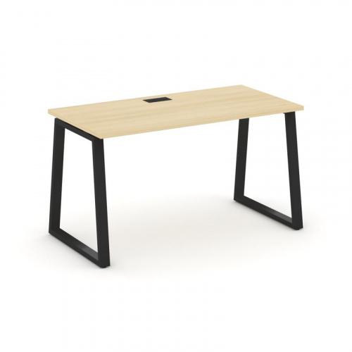 Style Project Стол письменный SN-6T1.SP-001 Акация Лорка/Металл Антрацит/Заглушка Пластик Черный 980 фото 9