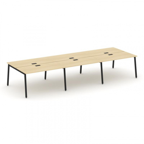 Style Project Рабочая станция 2-х сторон. SN-4A.DRS-072 Дуб Наварра/Металл Антрацит 3540*1432*750 фото 6