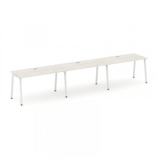 Style Project Рабочая станция 1 сторон. SN-4A.ORS-042 Белый/Металл Антрацит 3540*700*750 фото 26