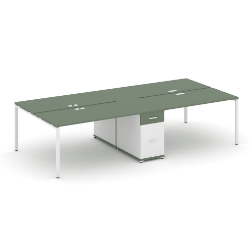 Бенч-система на 4 места с 1 опорной тумбой Concept CN.DRS-423 фото 5