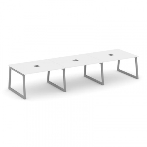 Style Project Стол переговорный SN-5T1.SPRG-052 Акация Лорка/Металл Антрацит/Заглушка Металл Антраци фото 17