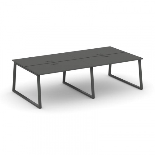 Style Project Рабочая станция 2-х сторон. SN-6T1.DRS-032 Акация Лорка/Металл Антрацит/Заглушка Пласт фото 27