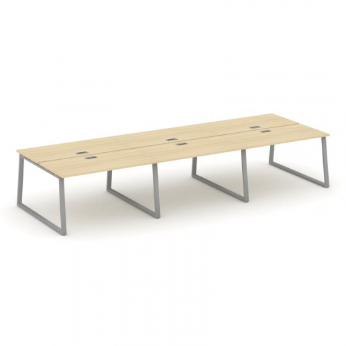 Style Project Рабочая станция 2-х сторон. SN-6T1.DRS-083 Акация Лорка/Металл Антрацит/Заглушка Пласт фото 20