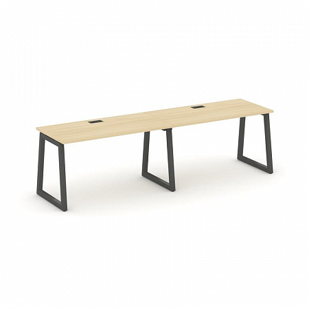 Style Project Рабочая станция 1 сторон. SN-5T1.ORS-021 Акация Лорка/Металл Антрацит/Заглушка Пластик