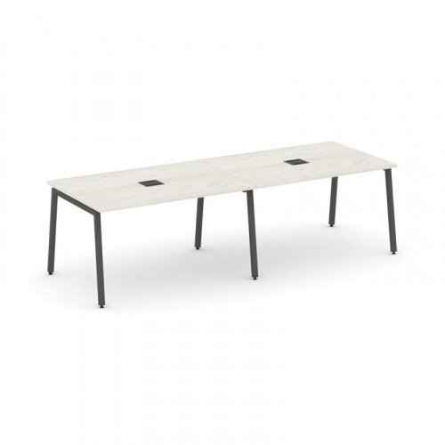 Style Project Стол переговорный SN-4A.SPRG-011 Дуб Табак/Металл Белый 1960*980*750 фото 21