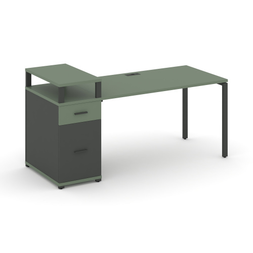 Стол офисный с опорной тумбой Concept CN.SP-413 фото 2