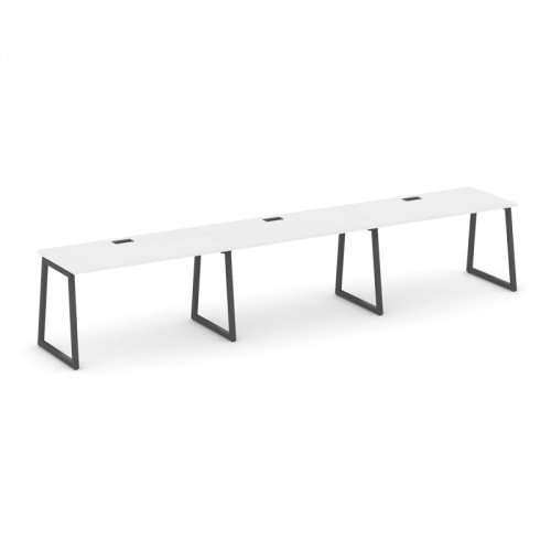 Style Project Рабочая станция 1 сторон. SN-4T1.ORS-044 Акация Лорка/Металл Антрацит/Заглушка Пластик фото 13