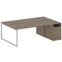 Бенч-система с тумбой на О-обр. м/к Metal System Quattro 40БО.РС-СТП-2.5