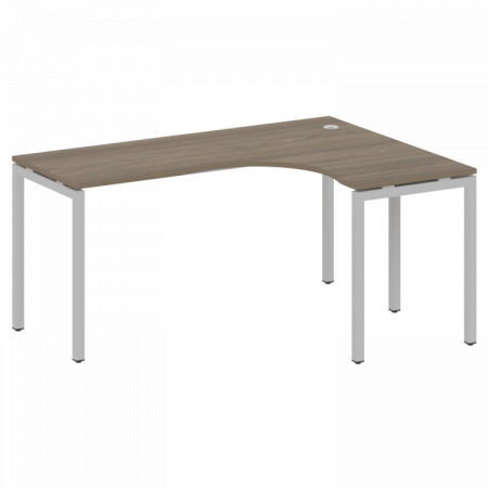 Стол криволинейный правый на П-обр. м/к Metal System Quattro 40БП.СА-4 (R)